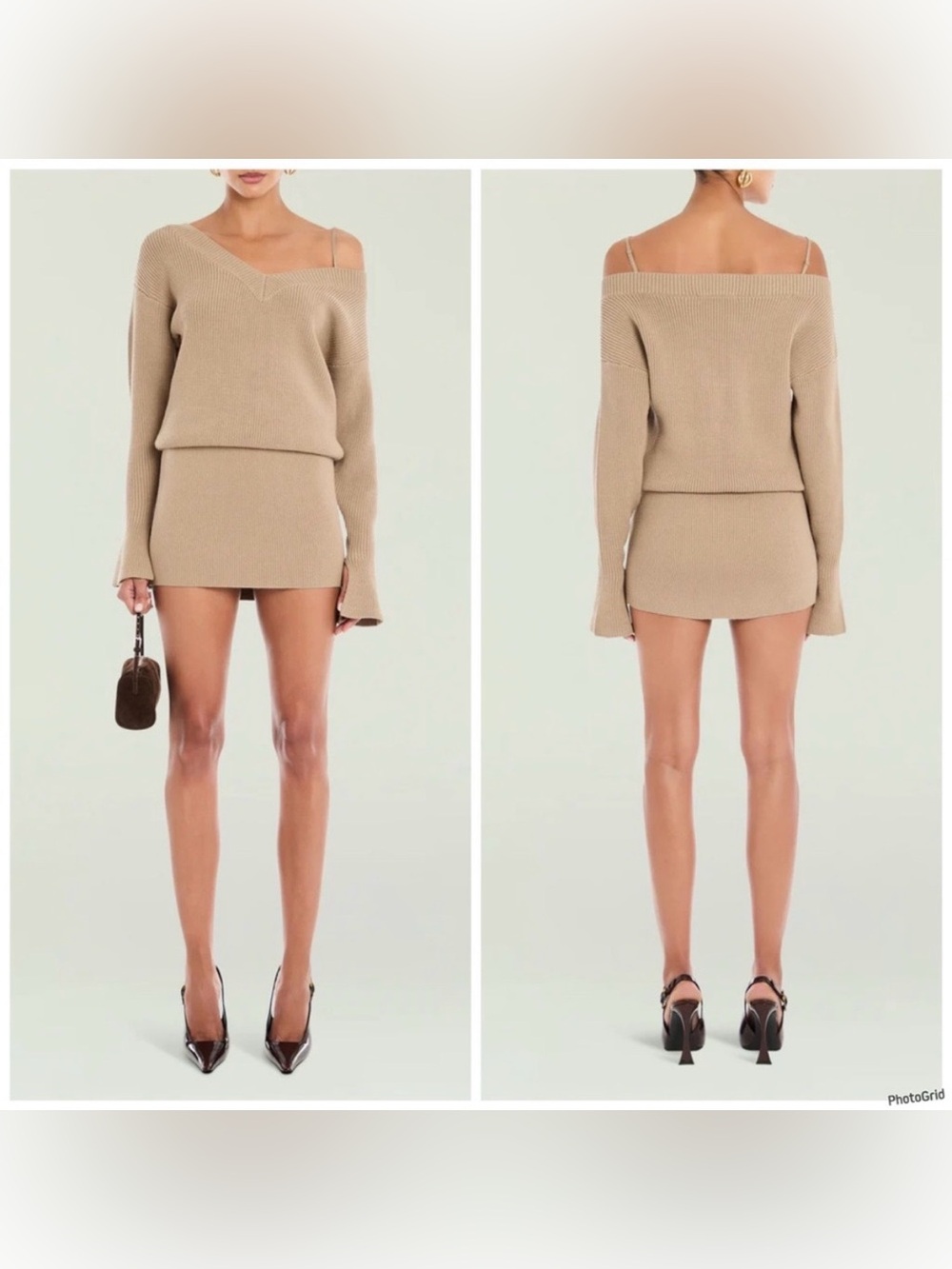 ser.o.ya barbara ribbed nwt new mini sweater dress